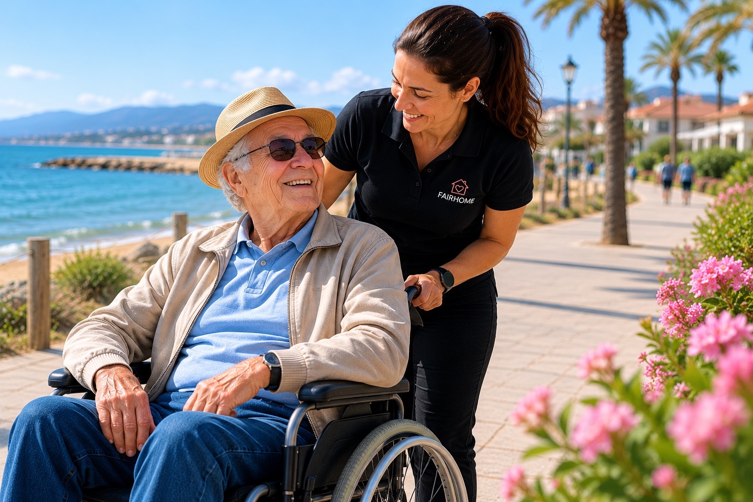Promenade senior bord de mer — fairhome Le Barcarès